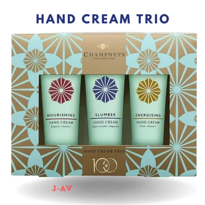 NEW Champneys Hand Cream Trio Discovery Womens Wellness Christmas Gift Set