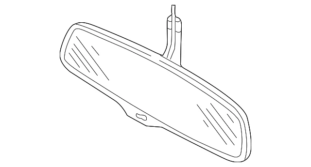 Espejo retrovisor interior original Audi 8D0-857-511-A-4PK Foto 1 de 4