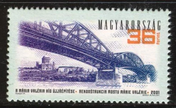 HUNGARY - 2001. Maria Valeria Bridge Reconstruction MNH!! Mi 4698. - Image 1 of 1