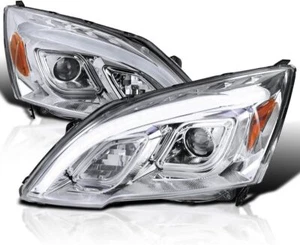 For 2007-2011 Honda CR-V CRV Chrone/Clear Projector Headlights Led Tube LH+RH - Bild 1 von 8