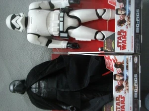 2X BNIB STAR WARS THE LAST JEDI KYLO REN & TROOPER 18" INCH JAKKS BIG FIGS - Picture 1 of 18