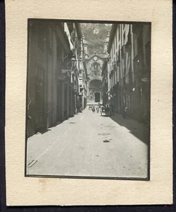 photo ancienne vers 1900 . Espagne . Saint-Sébastien . Calle Mayer - Foto 1 di 1