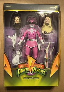 Mighty Morphin Power Rangers Super7 Ultimates Pink Ranger 7-Inch Figure - NEW - Picture 1 of 9