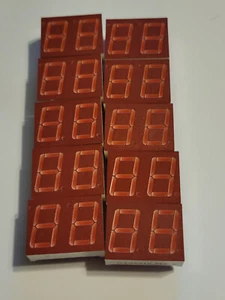 10 pcs - 2 Digit Red Common Anode Display 7 Segment 19 pin MAN-6910 - Picture 1 of 4
