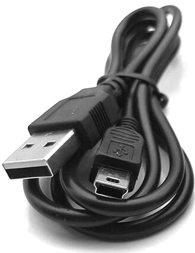 USB A TO Type B Mini Cable Mini USB Hub Ext HDD Camera Short 1.5m Cord Lead - image 1 of 1