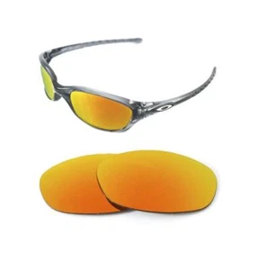 NEW POLARIZED CUSTOM FIRE RED LENS FOR OAKLEY FIVES 2.0 SUNGLASSES - Picture 1 of 4
