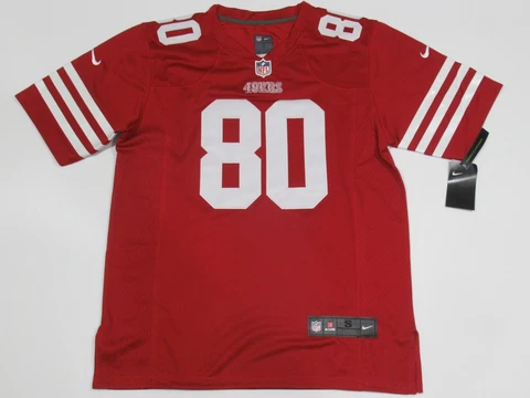 NWT Jerry Rice #80 San Francisco 49ers 2023-24 Season Game Scarlett Jersey Red Cover