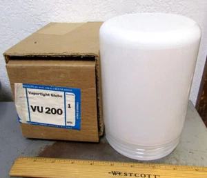 Vapor Tight Weather proof glass OPAL Globe, VU 200 Crouse Hinds, made in USA - Picture 1 of 4