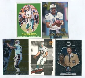 Dan Marino 5 Card Football Card Lot HOF MIAMI DOLPHINS PITT (LOT 107) - Picture 1 of 1