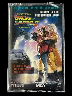 SEALED, Alan Silvestri ‎– Back To The Future II, Audio Cassette, US, 1989 - Image 1 of 4