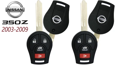 2 llaves de cabeza remota 350Z 2003-2009 nuevas CWTWB1U751 ID 46 MEJOR CALIDAD VENDEDOR DE EE. UU. A+ Foto 1 de 4
