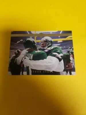 1995 Upper Deck Special Edition Gold Eagles Football Card #SE58 Byron Evans - Image 1 of 3