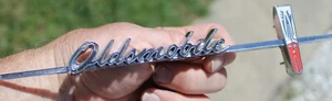 1961 Oldsmobile Dynamic 88 Chrome Dashboard Emblem Name Plate - Picture 1 of 20