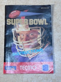 Tecmo Super Bowl - Nintendo - NES - Authentic - Manual Only!