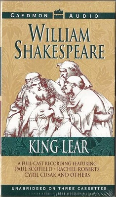 King Lear by William Shakespeare (1995, Audio Cassette, Abridged edition) NEW! - Image 1 of 2