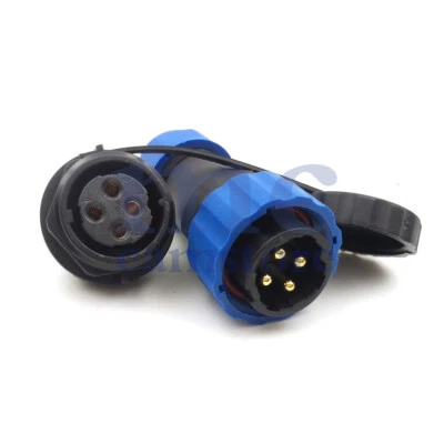 SD20 4 Pin Waterproof Electrical Wire Connector,Circular Connector Plug Socket - Image 1 of 4