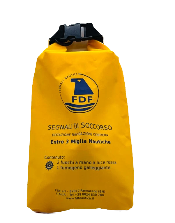 DOTAZIONI DI BORDO OMOLOGATE SCADENZA 4 ANNI FUOCHI ENTRO 3 MG - 6/50 MG - S. L. - Immagine 1 di 1