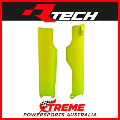Rtech Honda CRF450X 2005-2016 Neon Yellow Fork Guards Protectors Foto 1 de 2