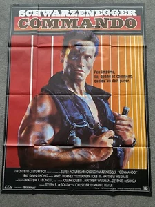 Commando Original French Grande Cinema Movie Poster. Arnold Schwarzenegger. - Picture 1 of 6