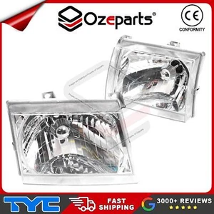 Set / Pair LH+RH Hand Head Light Front Lamp For Ford Courier PG PH Ute 2002~2006 - Picture 1 of 4