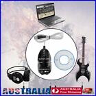 Guitar To Usb Sound Player Sound Card Effector Link Audio Cable (Black) *Au