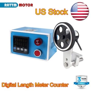 【US】Digital Length Meter Counter,Roller Electronic Measured Unit in Feet Inches - Picture 1 of 7