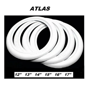 4 X Atlas white wall ringen 12 13 14 15 16 17 inch voor oldtimer-banden - Bild 1 von 3