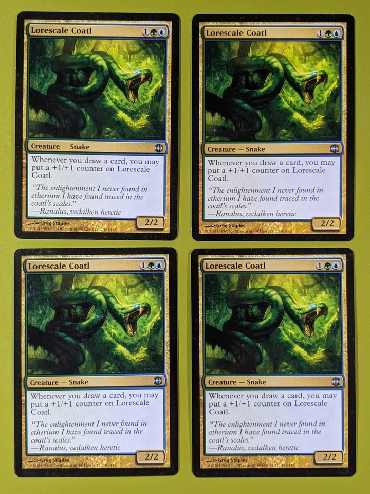 Lorescale Coatl x4 Alara Reborn 4x Playset Magic the Gathering MTG - Image 1 of 1
