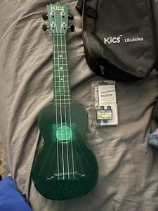 Kics Ukulele Clear Green - Natural - Picture 1 of 3