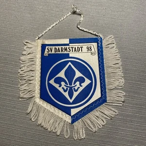 Wimpel Sv Darmstadt 98 Fuß Fußball Wimpel Wimpel Vintage Fußball Sammlung - Bild 1 von 2