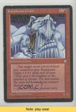 1995 Magic: The Gathering - Ice Age Karplusan Giant READ 0l2