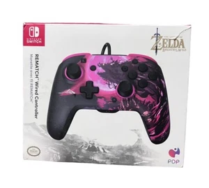 Nintendo Switch: Zelda Breath Of The Wild Rematch Controller Wired - Picture 1 of 3