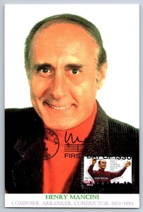 #3839 Henry Mancini FDC Maxi Card w/Pictorial Cancel - Picture 1 of 2