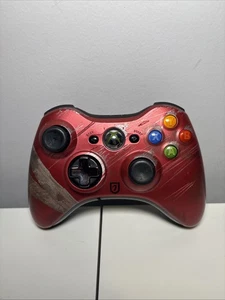 Rare Xbox 360 Controller Tomb Raider Red - Fully tested, Works Great - Picture 1 of 4