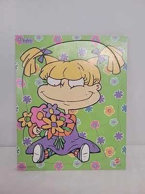 Vintage 1998 Nickelodeon Rugrats Puzzle 8 Piece Angelica Pickles  - Image 1 of 4