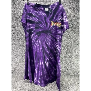 Women’s Disneyland Resort Tie Dye Purple Dress Size Medium Soft Stretchy - Bild 1 von 12