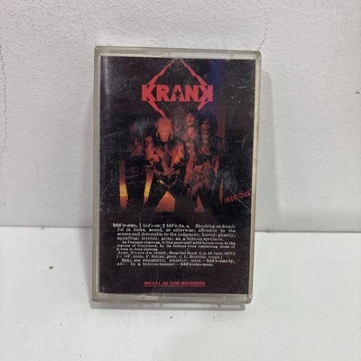 Krank - Hideous Cassette Tape (1986) US 1st Heavy Metal TESTED - Image 1 of 4