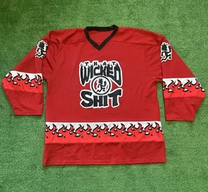 Camiseta deportiva de hockey vintage Insane Clown Posse ICP Hatchetman XL original cosida - Imagen 1 de 11