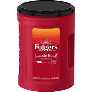 Folgers Classic Medium Roast Gemahlener Kaffee, 43,5 Oz. - Bild 1 von 6