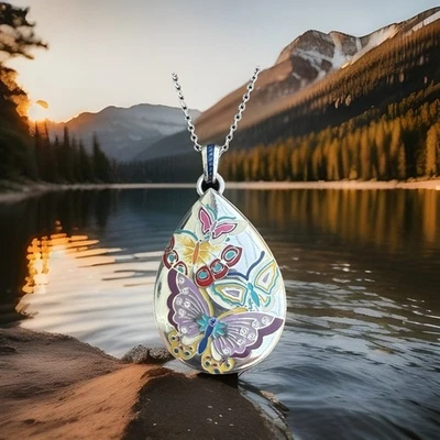 Collar Brighton Kyoto In Bloom Mariposa Nuevo con Etiquetas Foto 1 de 4