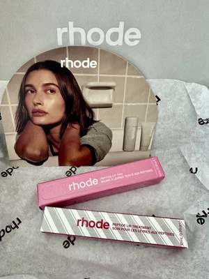 Rhode Sugar Cookie & Peppermint Lip Tint/Treatment Limited Edition AUTHENTIC Set - image 1 of 4