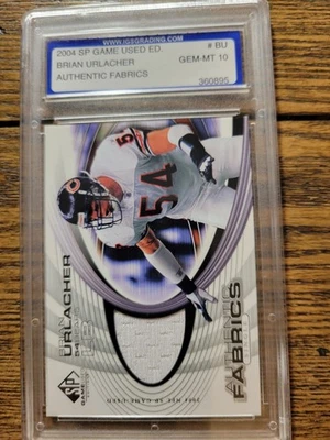 2004 SP Game Used Edition - Authentic Fabrics Brian Urlacher #AF-BU (MEM) GM 10 - Image 1 of 2