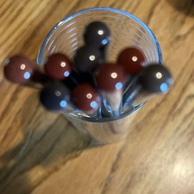 NABI 9 Pc Lip Liner Lipliner Pencil Mixed Mocha Black Brown Mahogany Auburn - Image 1 of 3