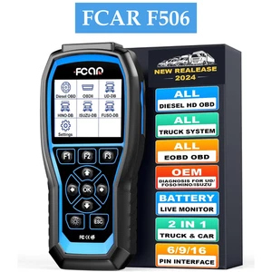FCAR F506 Truck & Car Diagnostic Tool OBD2 Scanner for ABS SRS Transmission - Picture 1 of 8