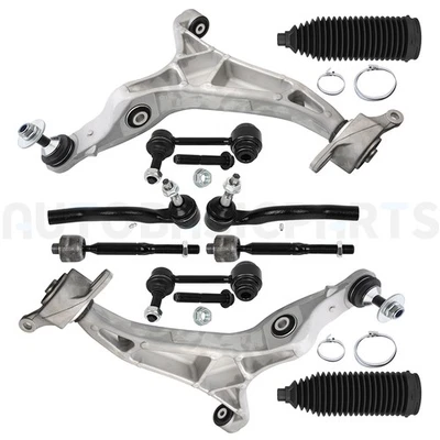For 2016-2021 Jeep Grand Cherokee 10 Pcs Front Control Arm Tie Rod Sway Bar Kits - Image 1 of 4