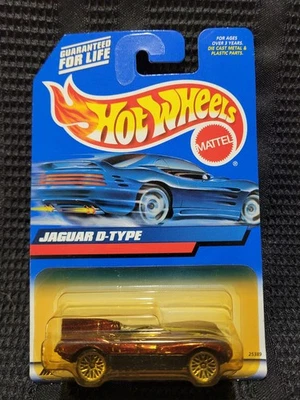Jaguar D-Type Track Car 1955 Hot Wheels. Raro, ¡VHTF! Tarjeta azul '00. Coll. #180. Foto 1 de 4