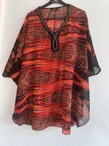 Klass Beaded Tunic Top XXL 20-22 - Picture 1 of 5