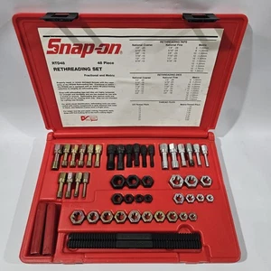 Herramientas Snap On EE. UU. 48 piezas. Juego de reenhebrado SAE fraccional y métrico RTD48 COMPLETO - Imagen 1 de 4