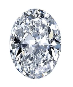 Lab Grown Oval Diamond 2.50ct D Color VVS1 Excellent Cut Certified Loose Stone - Picture 1 of 4