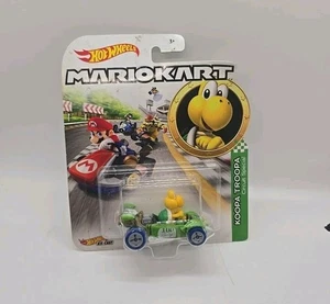 Hot Wheels Yellow Koopa Troopa Mariokart Character Car Diecast 1:64 Scale - Picture 1 of 9